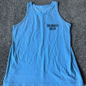 Blue Colorado River Tank Top new pre loved no size tag guessing large
